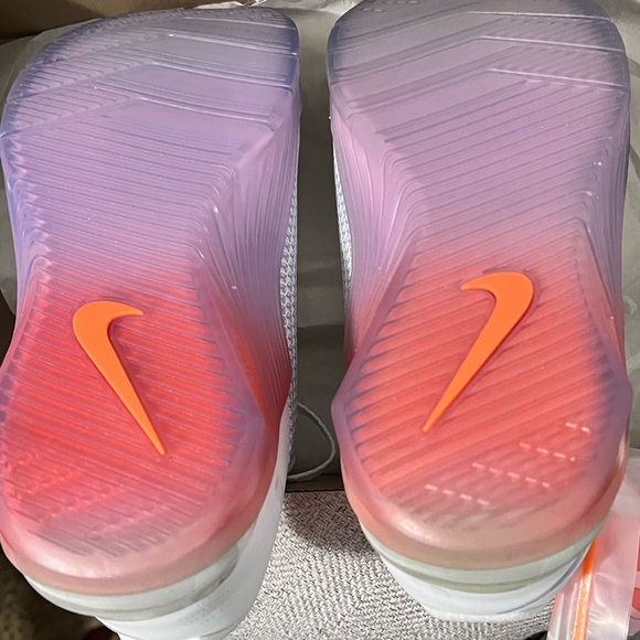 NIKE WOMEN NIB AUTHENTIC METCON5 PRM WHITE/PSYCHIC CROSSING TRAINING SNEAKERS - Picture 11 of 17